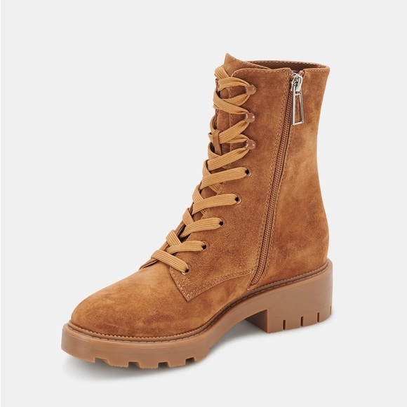 DOLCE VITA LOTTIE CLEAR COMBAT BOOT 8 - Picture 4 of 14